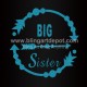 Big Sister Hotfix Transfers Glitter Vinyl